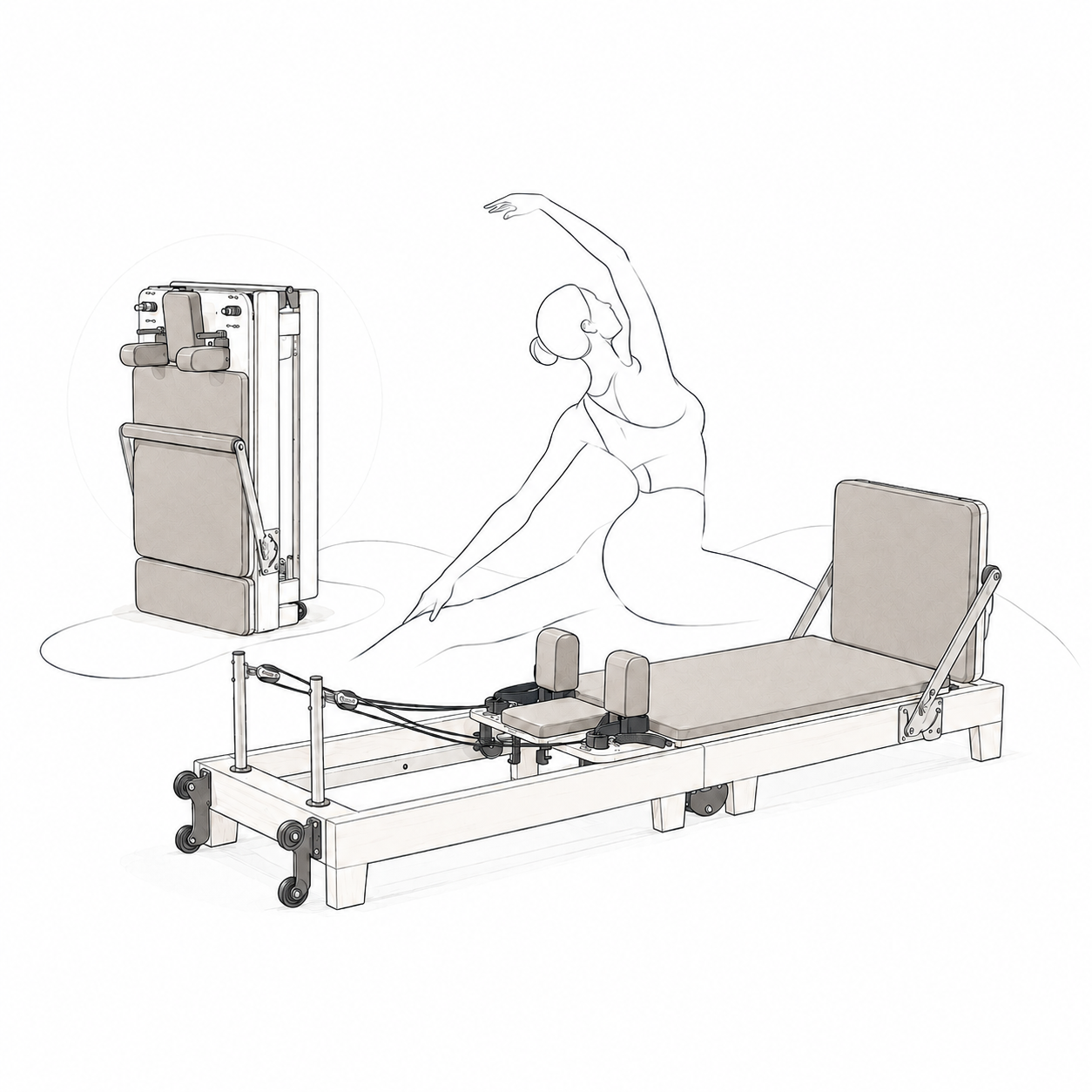 collection de reformers pliables Image