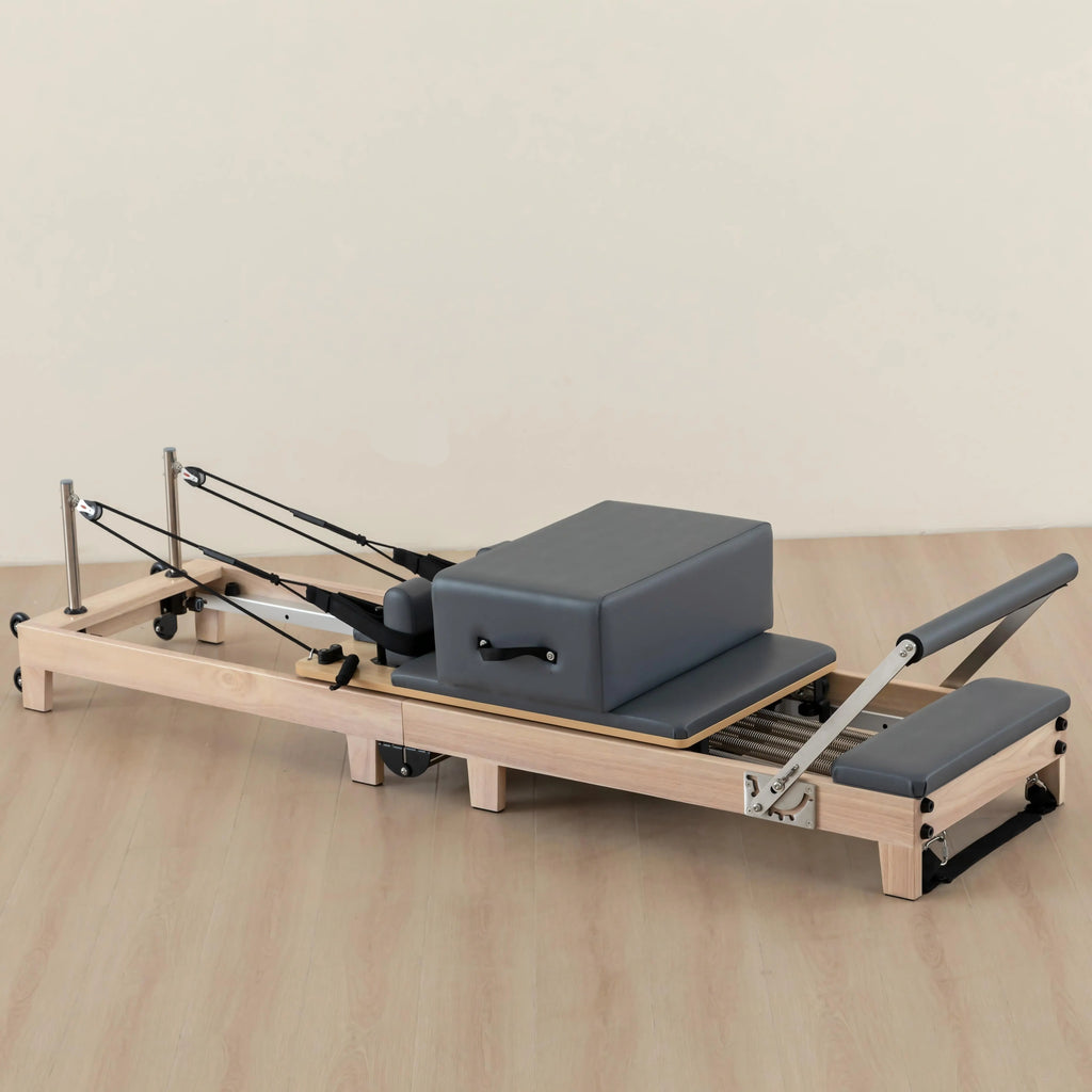 Pilates Reformer Pliable pour la maison - Bois de Chêne Aligna