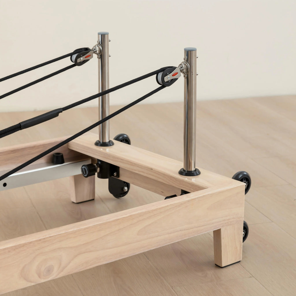 Pilates Reformer Pliable pour la maison - Bois de Chêne Aligna