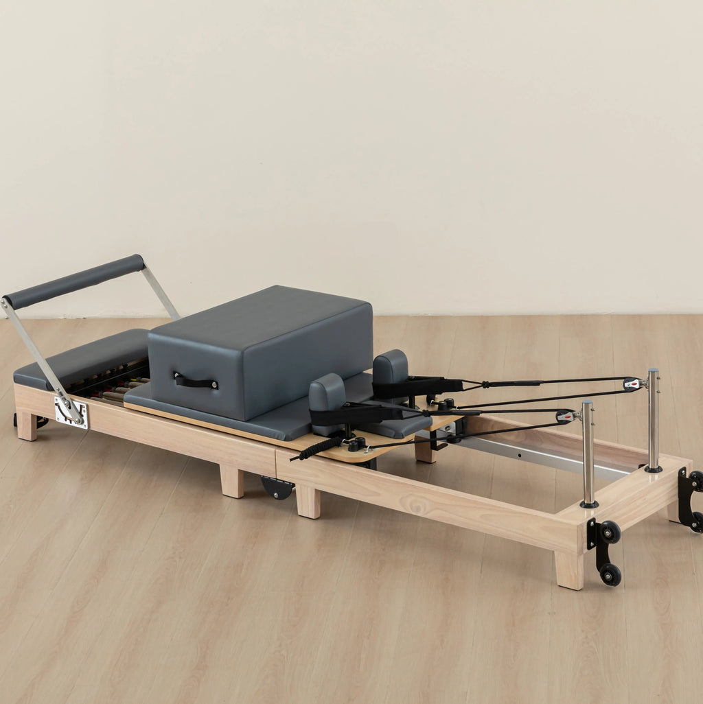 Pilates Reformer Pliable pour la maison - Bois de Chêne Aligna