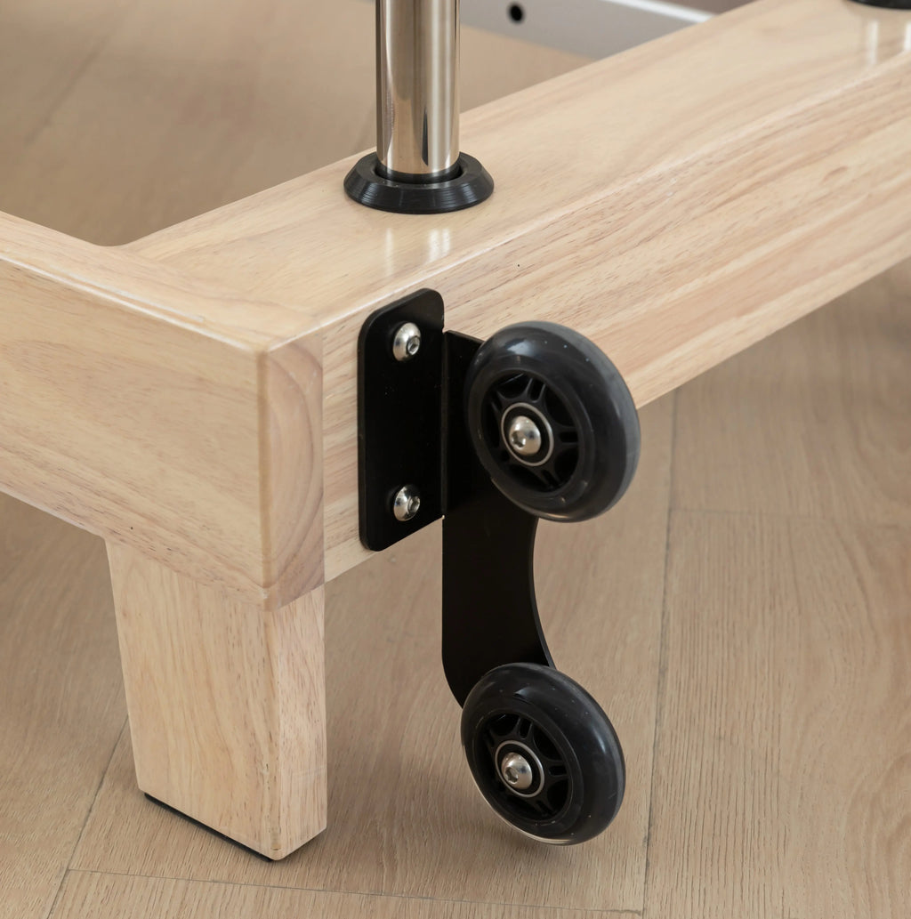 Pilates Reformer Pliable pour la maison - Bois de Chêne Aligna