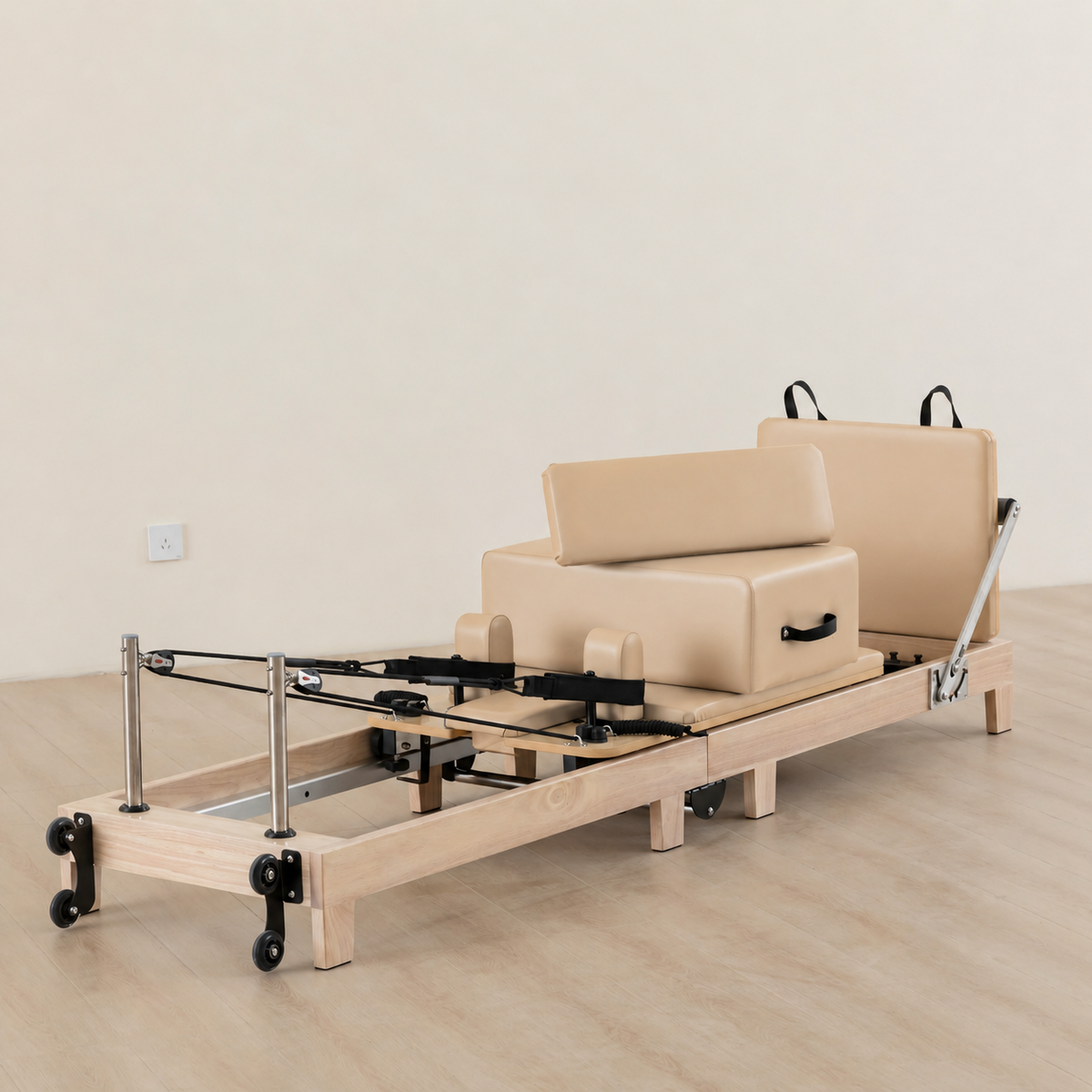 Pilates Reformer Pliable pour la maison - Bois de Chêne Aligna