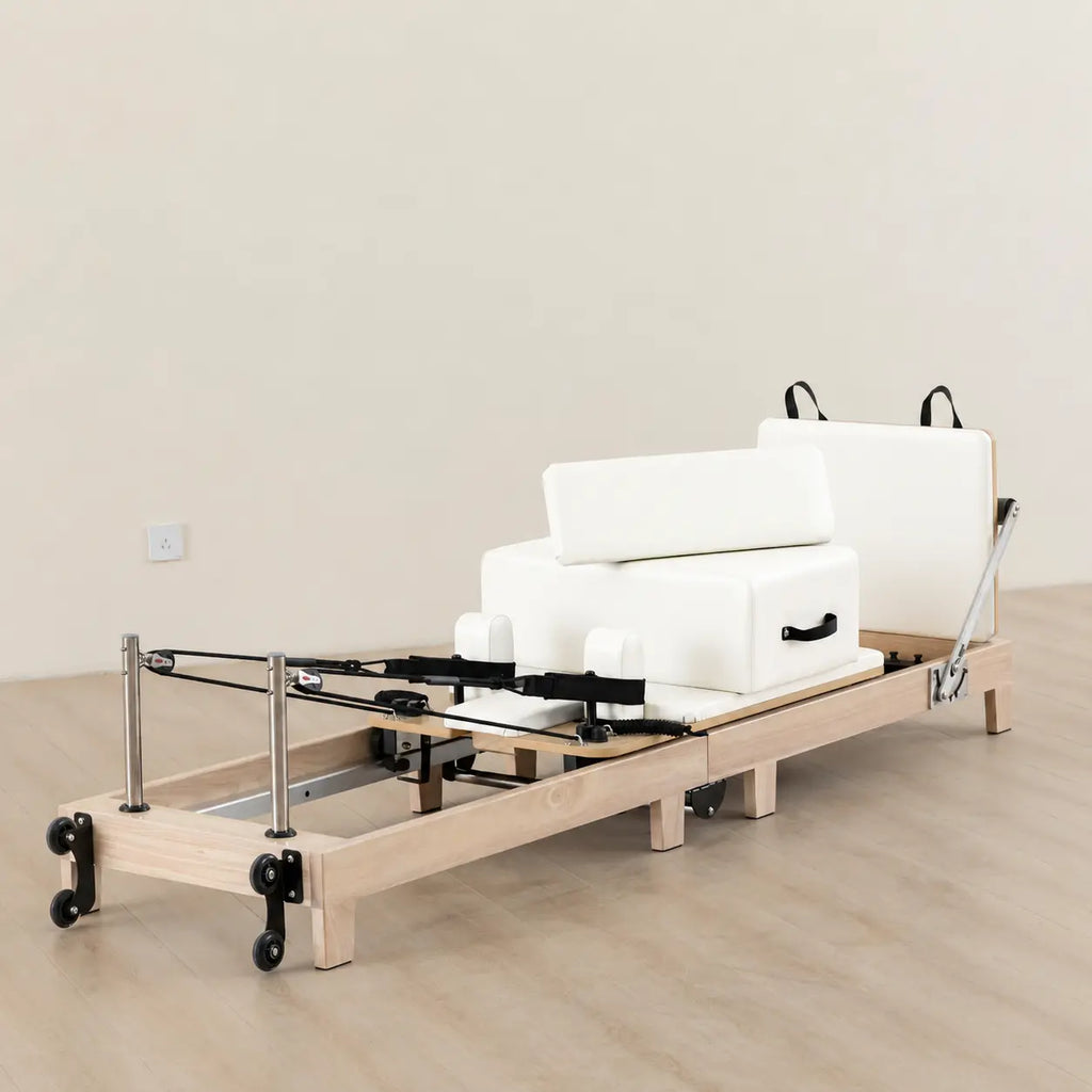 Pilates Reformer Pliable pour la maison - Bois de Chêne Aligna